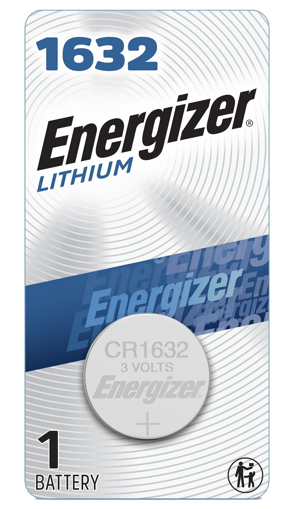 Energizer 1632 3V Lithium Button Cell Battery (0.2 oz)