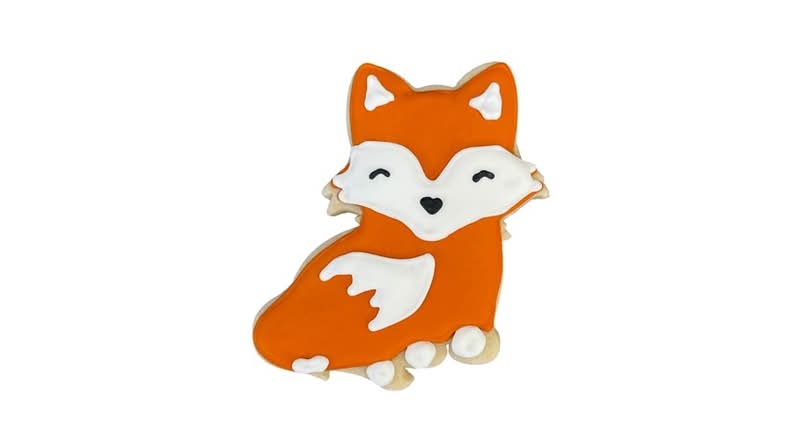 Fox Shortbread Cookie
