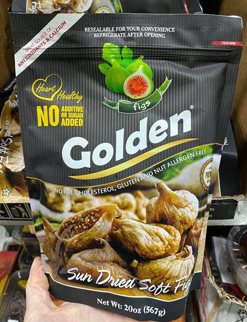 Golden - Sun Dried Soft Figs - 20 oz
