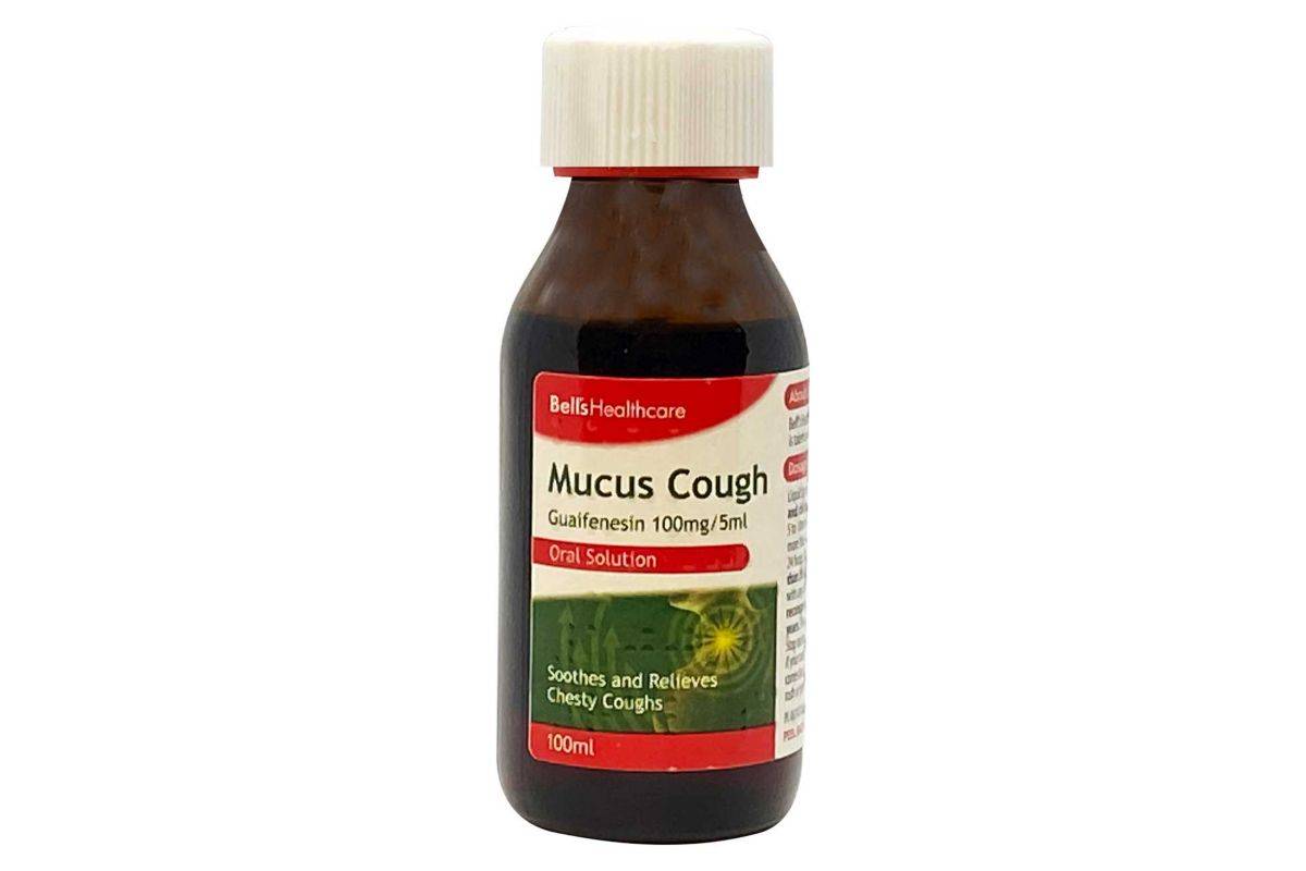 Bell's Healthcare Mucus Cough Guaifenesin 100mg/5ml Oral Solution 100ml