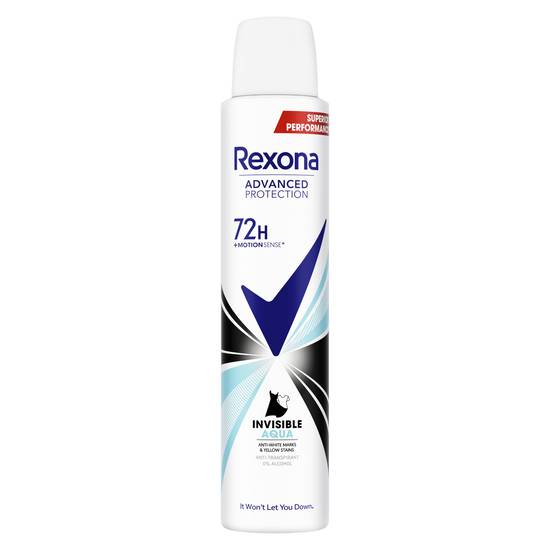 Rexona - Déodorant spray anti-transpirant protection avancée 72 h invisible aqua (female)