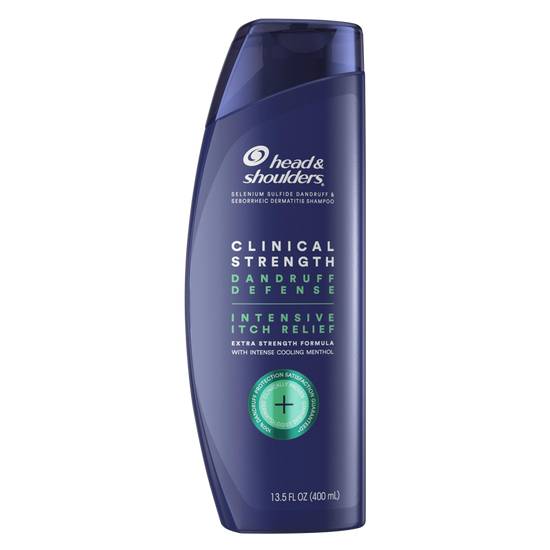 Head & Shoulders Clinical Strength Dandruff Defense Intensive Itch Relief Shampoo 13.5oz