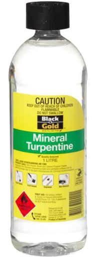 Black Gold Mineral Turpentine (1L)