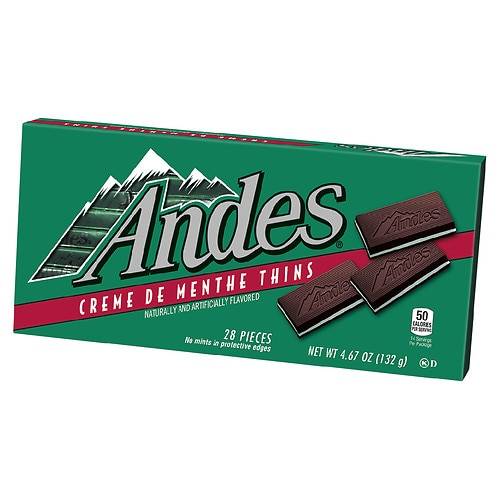 Andes Creme De Menthe Thins Mint - 4.67 oz
