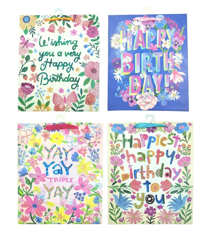 Birthday Gift Bag, Assorted Designs