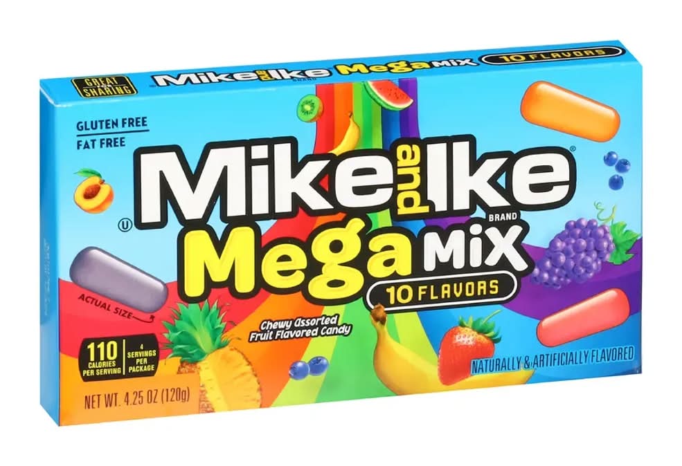 Mike and Ike Mega Fruit Mix