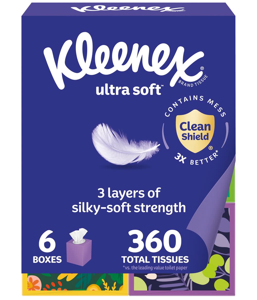 Kleenex Ultra Soft 3-ply Tissues