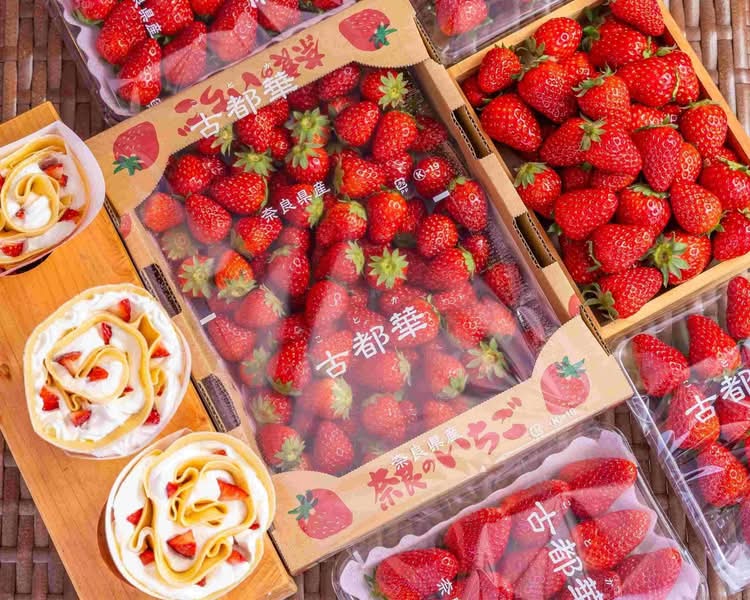 苺⭐︎SALE中 苺に拘った絶品クレープ】中井農園 ストロベリー工房の出前・宅配