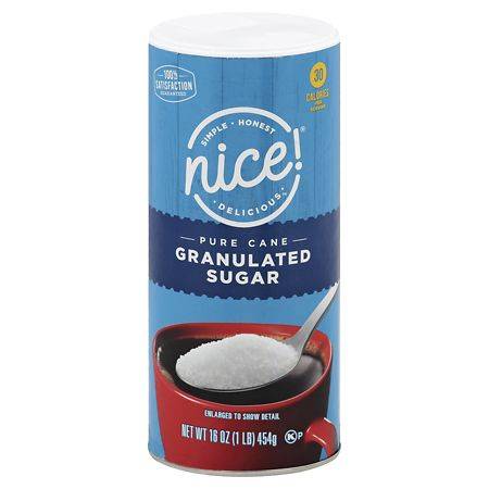 Nice! Pure Cane Granulated Sugar (1 lbs)