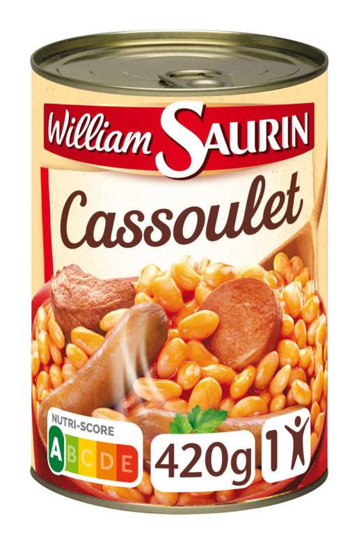William Saurin Le cassoulet mitonné 420g