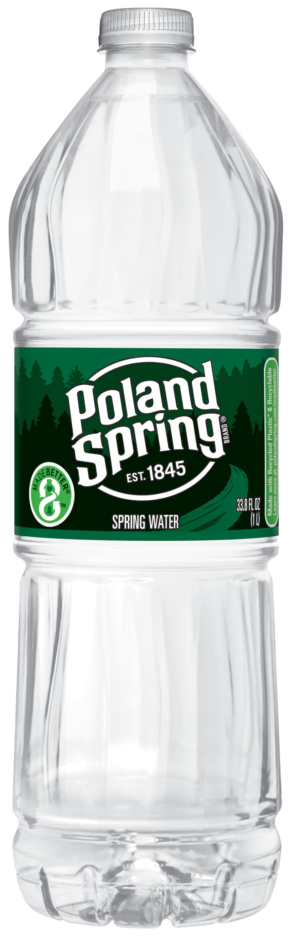Poland Spring 100% Natural Spring Water (33.8 fl oz)