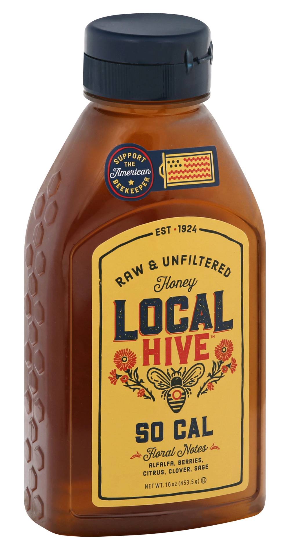 Local Hive Raw & Unfiltered So Cal Honey (16 oz)