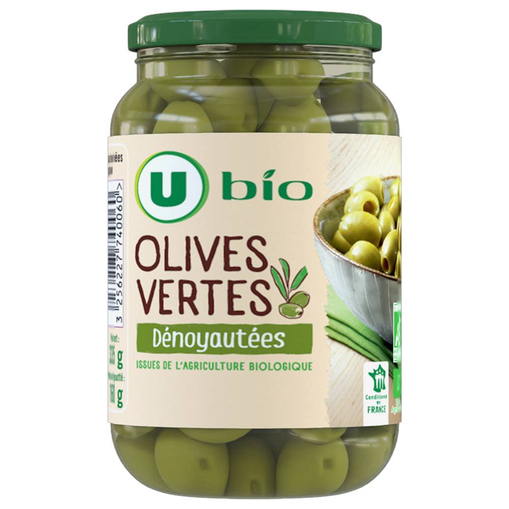 U - Olives vertes dénoyautées