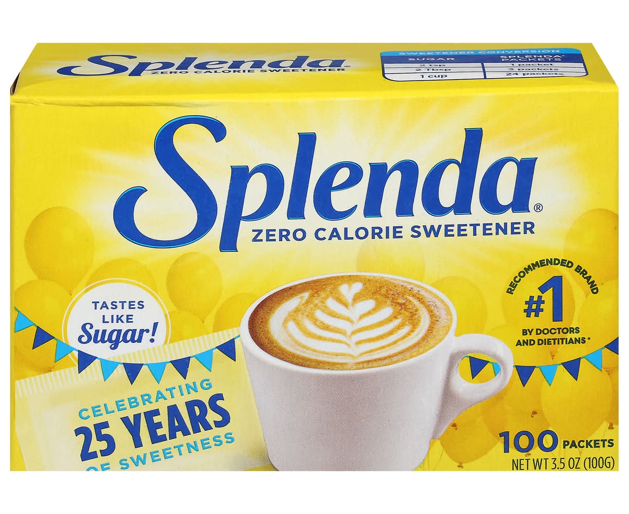 Splenda Zero Calorie Sweetener Packets (3.5 oz, 100 ct)