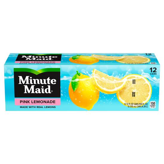 Minute Maid Pink Lemonade Drink (12 ct, 12 fl oz)