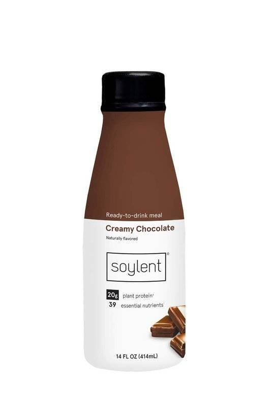 Order Soylent Complete Nutrition Protein Meal Replacement Shake, Creamy Chocolate, 14 oz food online from Everyday Needs by Gopuff store, Norfolk on bringmethat.com