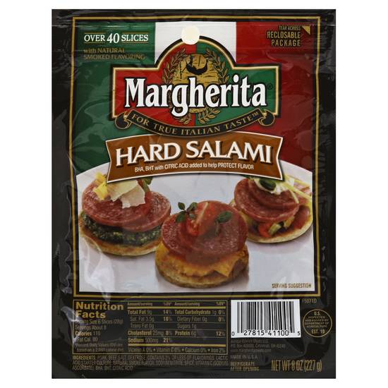 Margherita Armour Margh Hard Salami (8 oz)