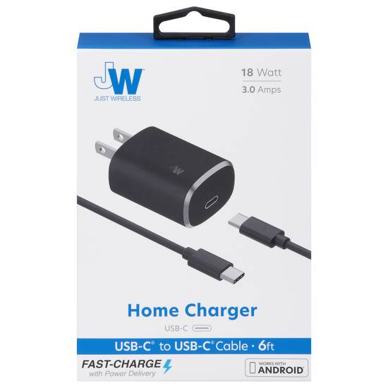 Just Wireless Home Charger 3.0a Usb-C