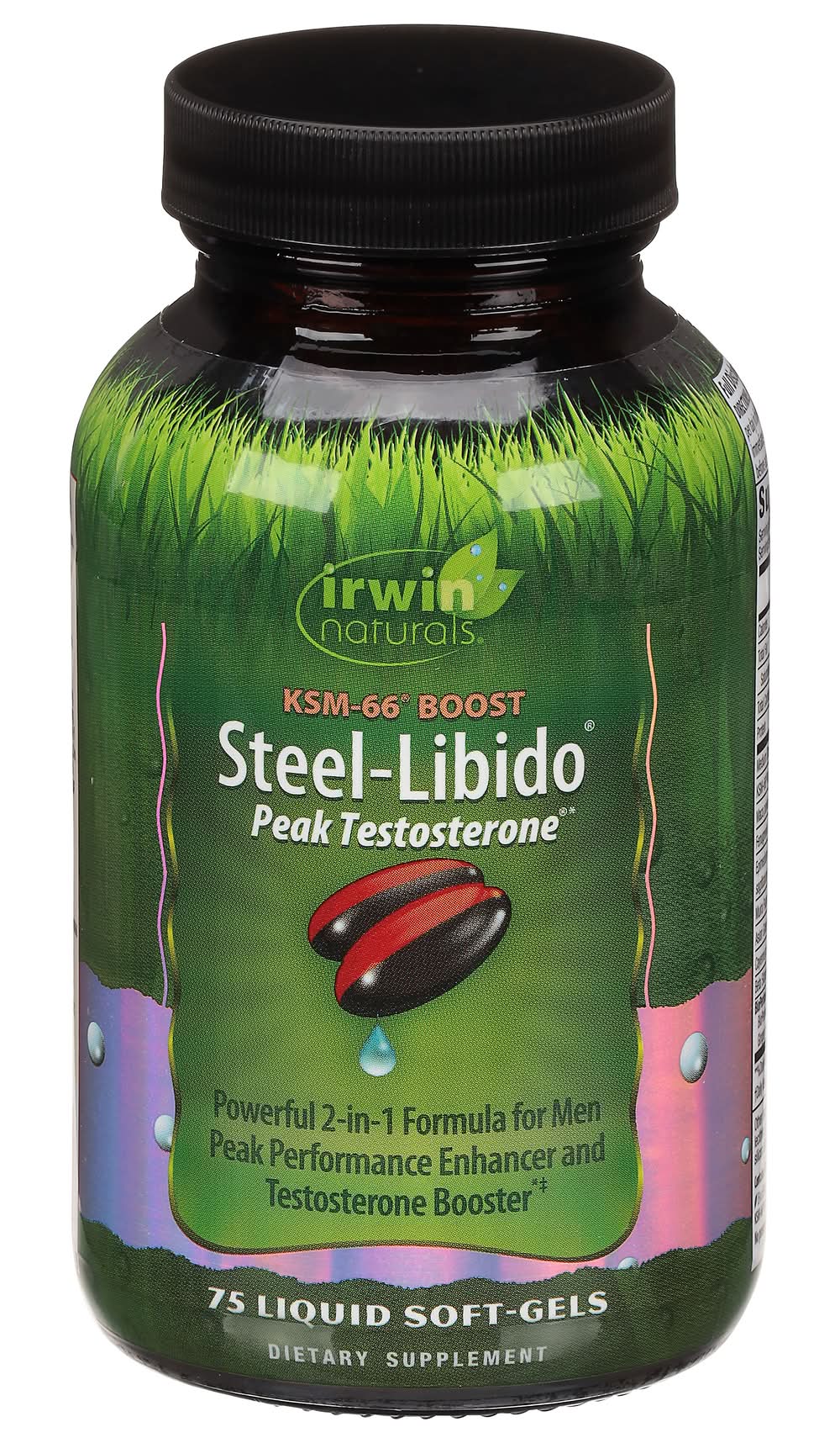 Irwin Naturals Steel-Libido Peak Testosterone Liquid Soft-Gels (0.7 lbs)