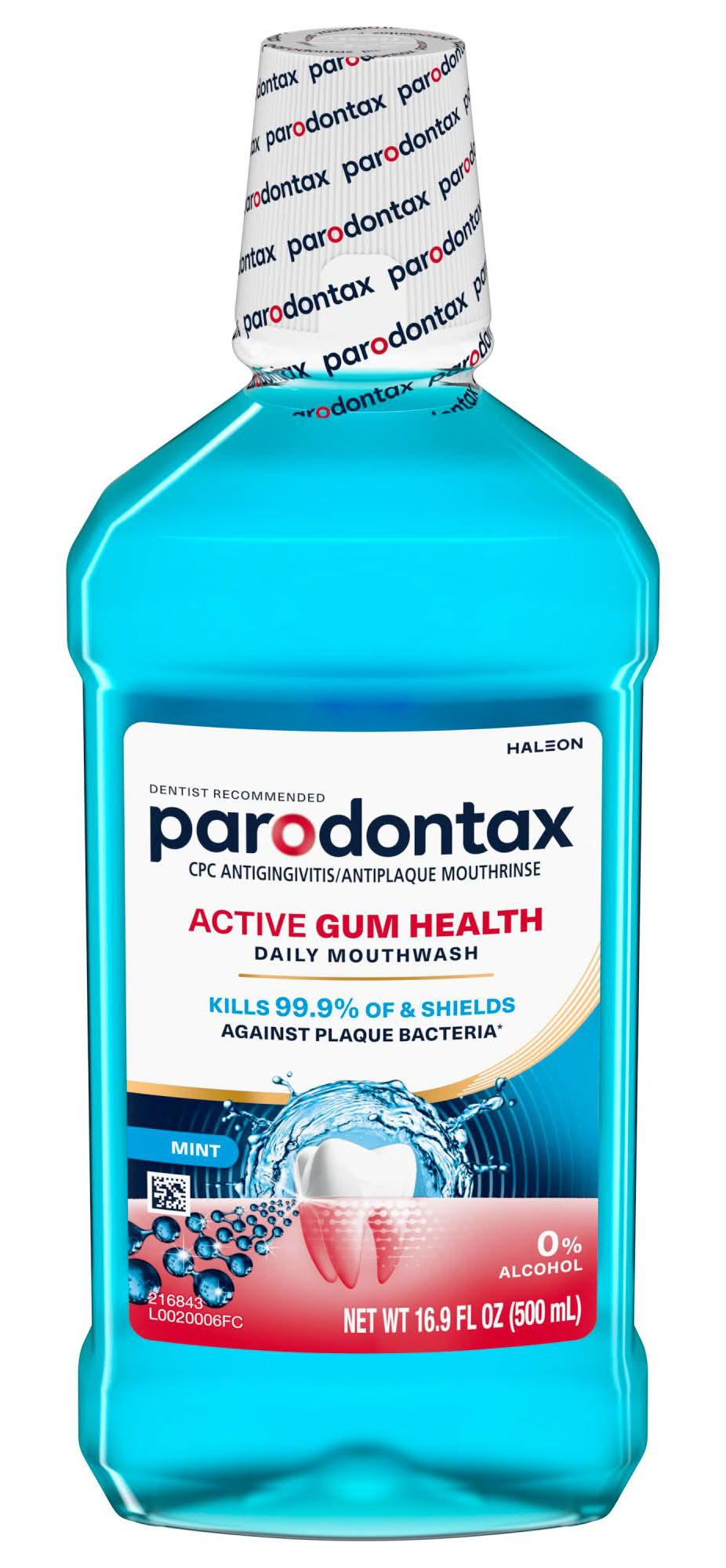 Parodontax Active Gum Health Daily Mouthwash, Mint (16.9 fl oz)