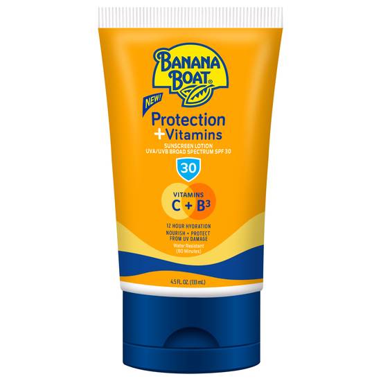 Banana Boat Protection + Vitamins Sunscreen Lotion, Spf 30