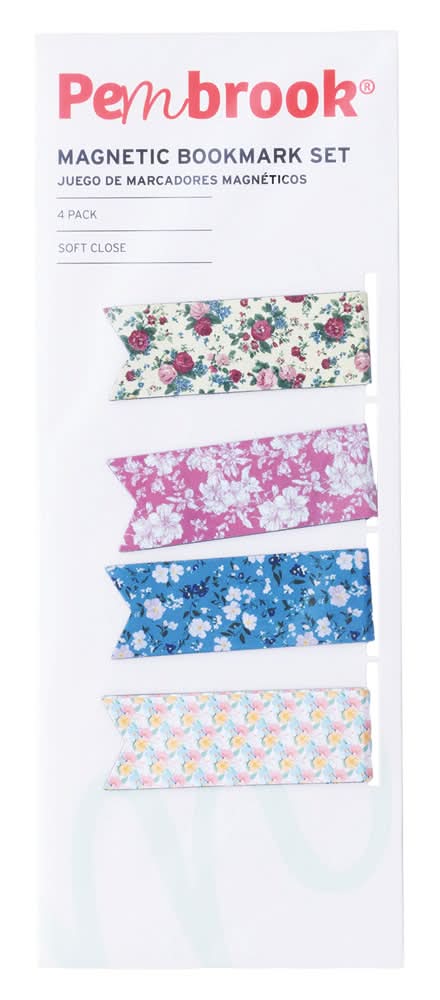 Pembrook Floral Magnetic Bookmark
