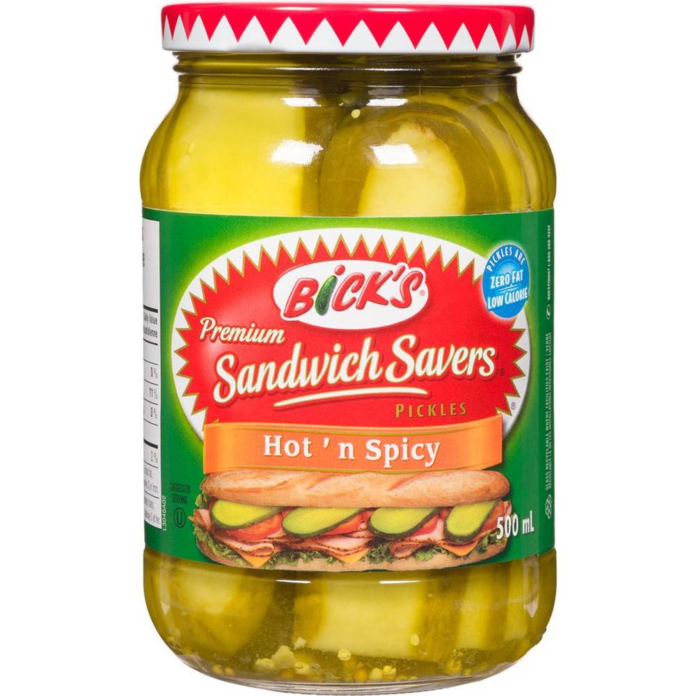 Bick's Premium Sandwich Savers Hot' N Spicy Pickles Delivery Near Me