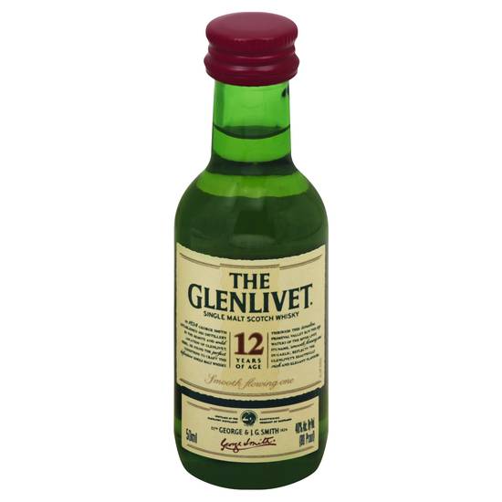 The Glenlivet 12 Years Of Age Single Malt Scotch Whisky