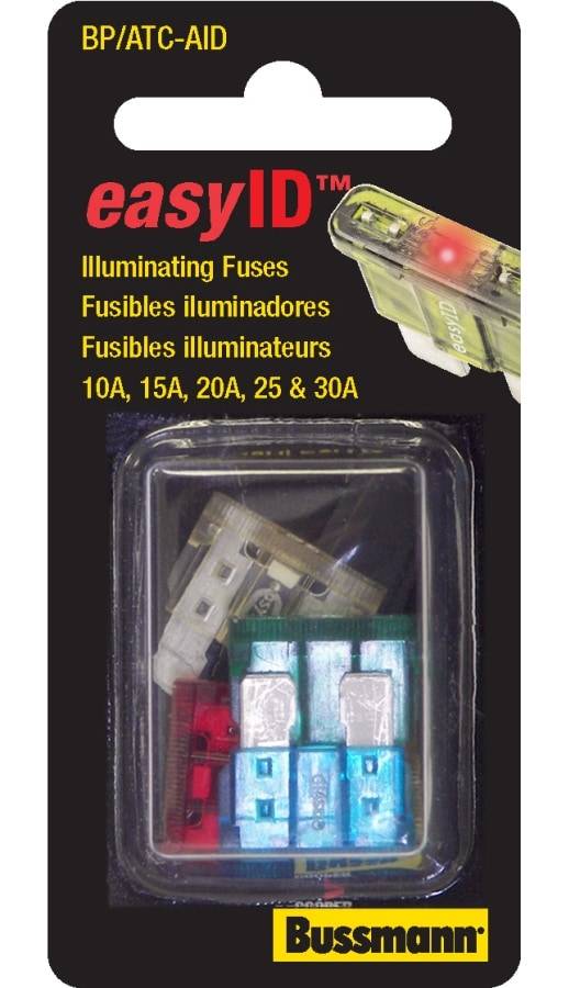 Bussmann Atc Easyid Assortment Fuse Kit, Assorted (5 ct)