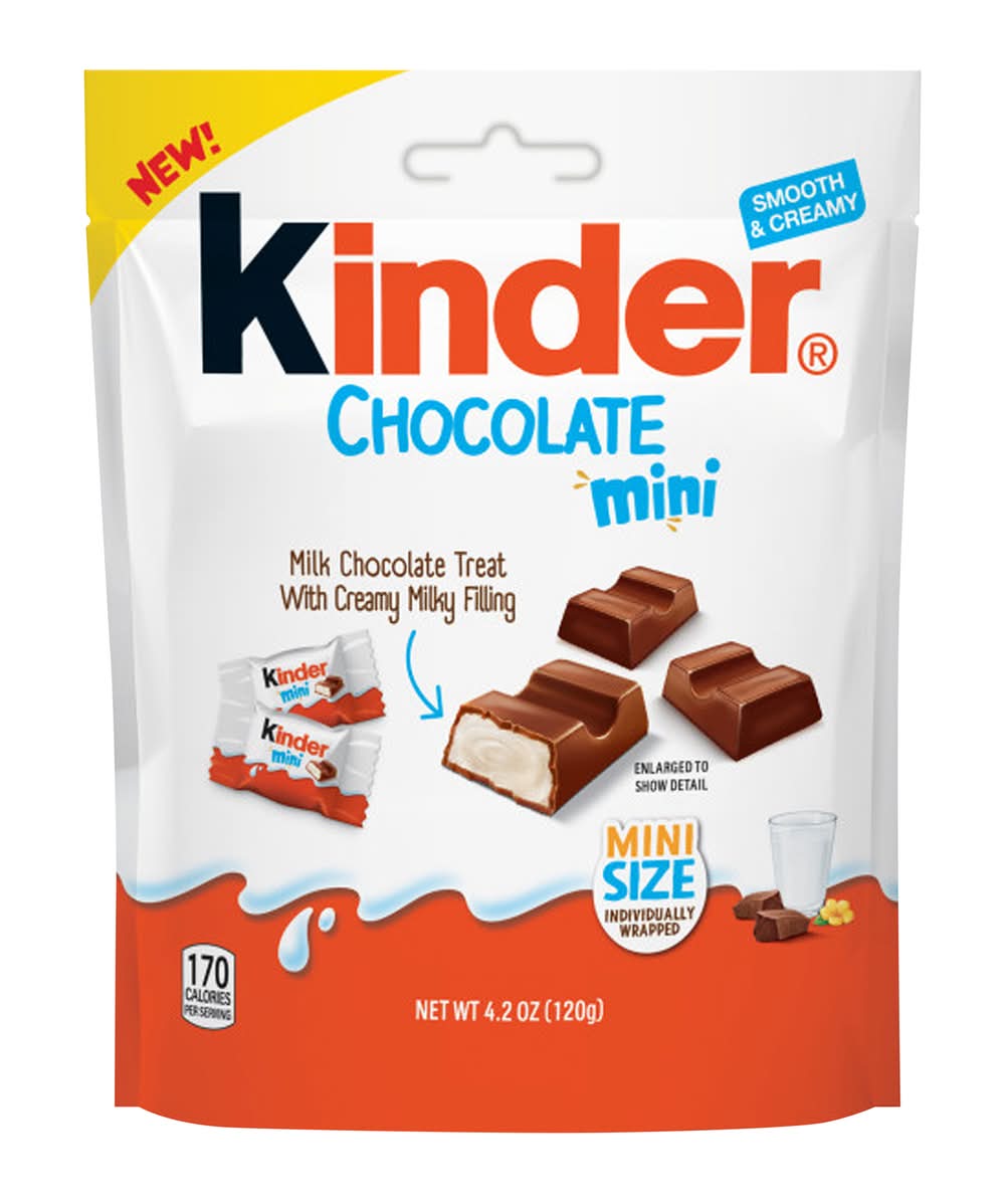 Kinder® Chocolate Mini Bars With Creamy Milk Filling 4.2oz