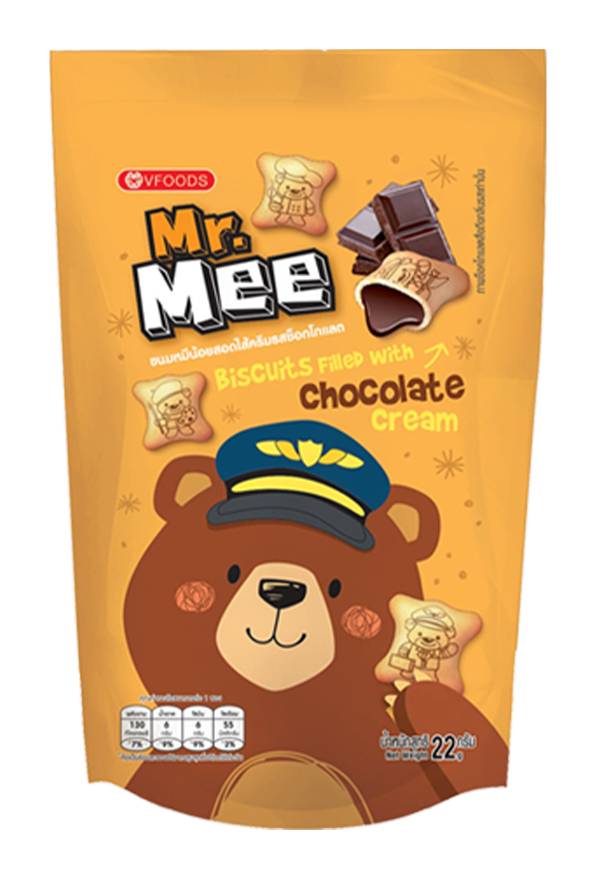 Vfoods Mr.mee Biscuits Filled With Chocolate Cream (22g)