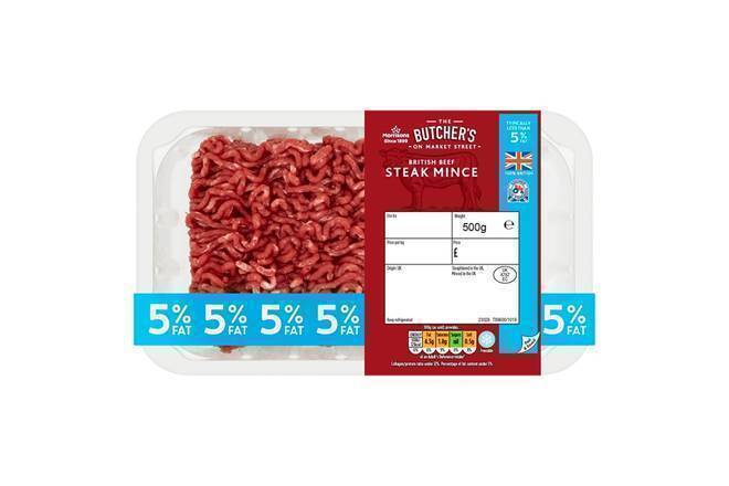 Morrisons Beef Mince 5% Fat 525g