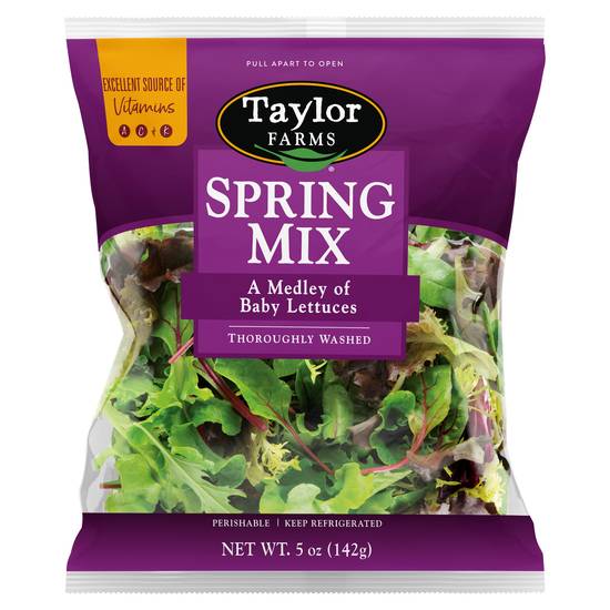 Taylor Farms Spring Mix Baby Lettuces Medley (5 oz)