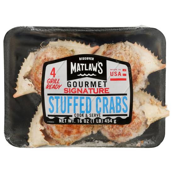 Matlaws Gourmet Crabs Stuffed (16 oz)