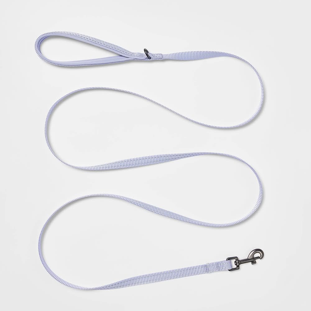 Boots & Barkley Comfort Reflective Dog Leash, XS/S, Lilac