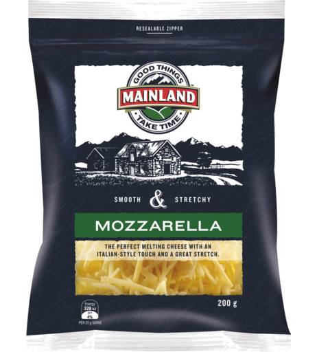 Mainland Grated Mozzarella Cheese (200g)