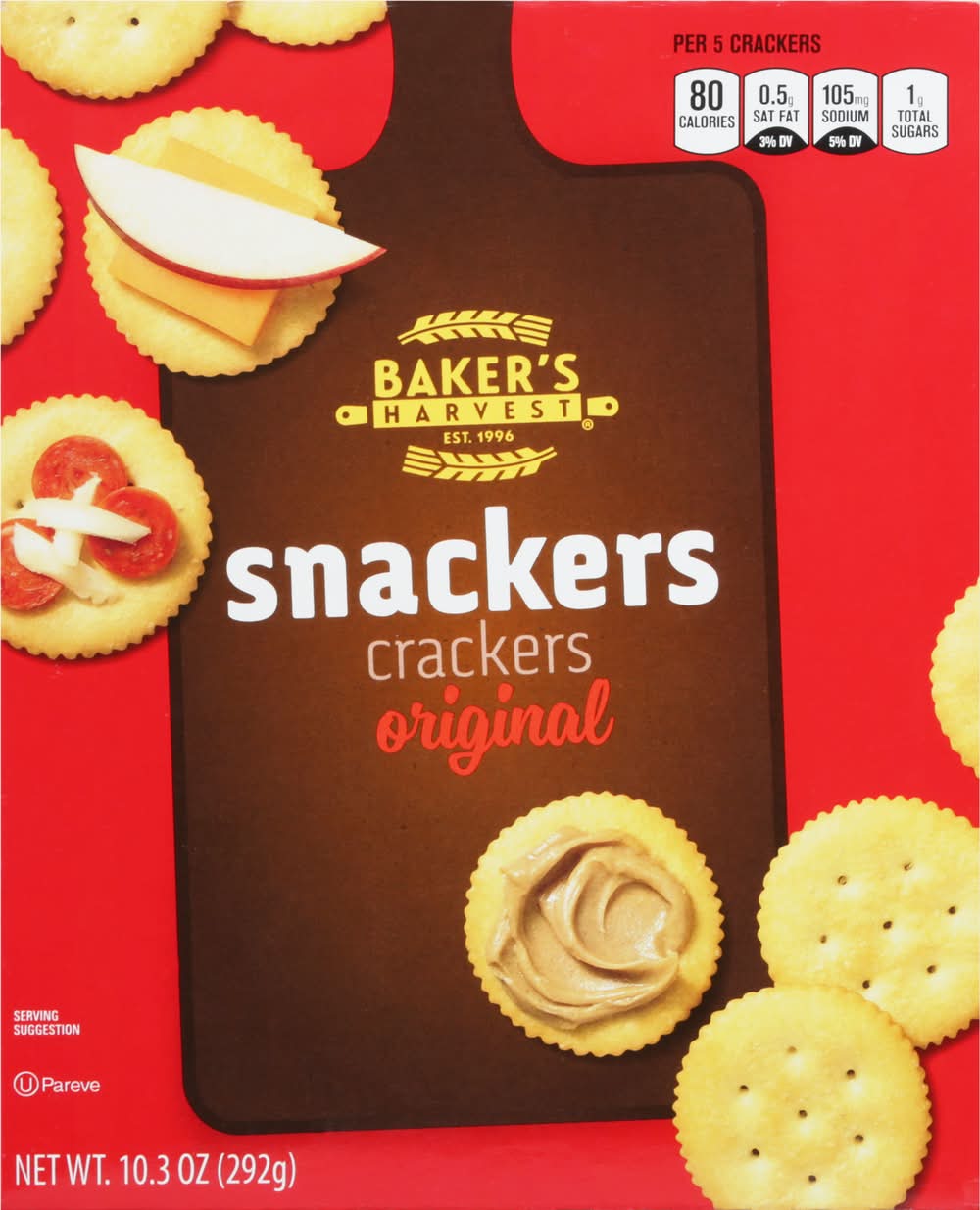 Baker's Harvest Snackers Original Crackers (10.3 oz)