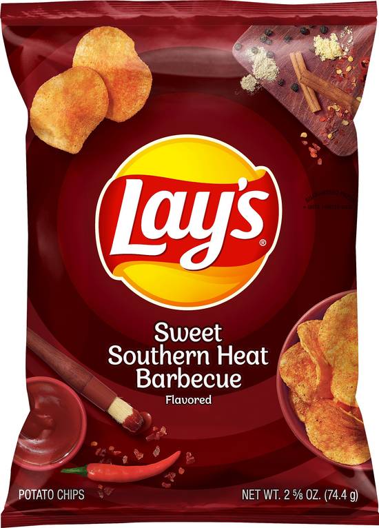Lay's Potato Chips (sweet southern heat barbecue)