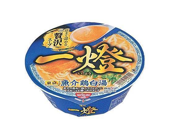 【カップ麺】◎名店 日清 麺屋一燈�濃厚魚介鶏白湯