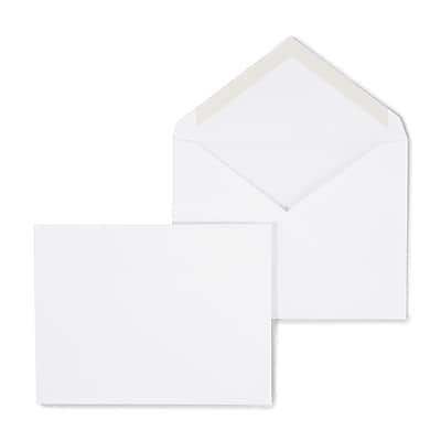 Staples Gummed Invitation Envelopes, 5 3/4 x 4 3/8, White, 100/Box (50310T/15601)