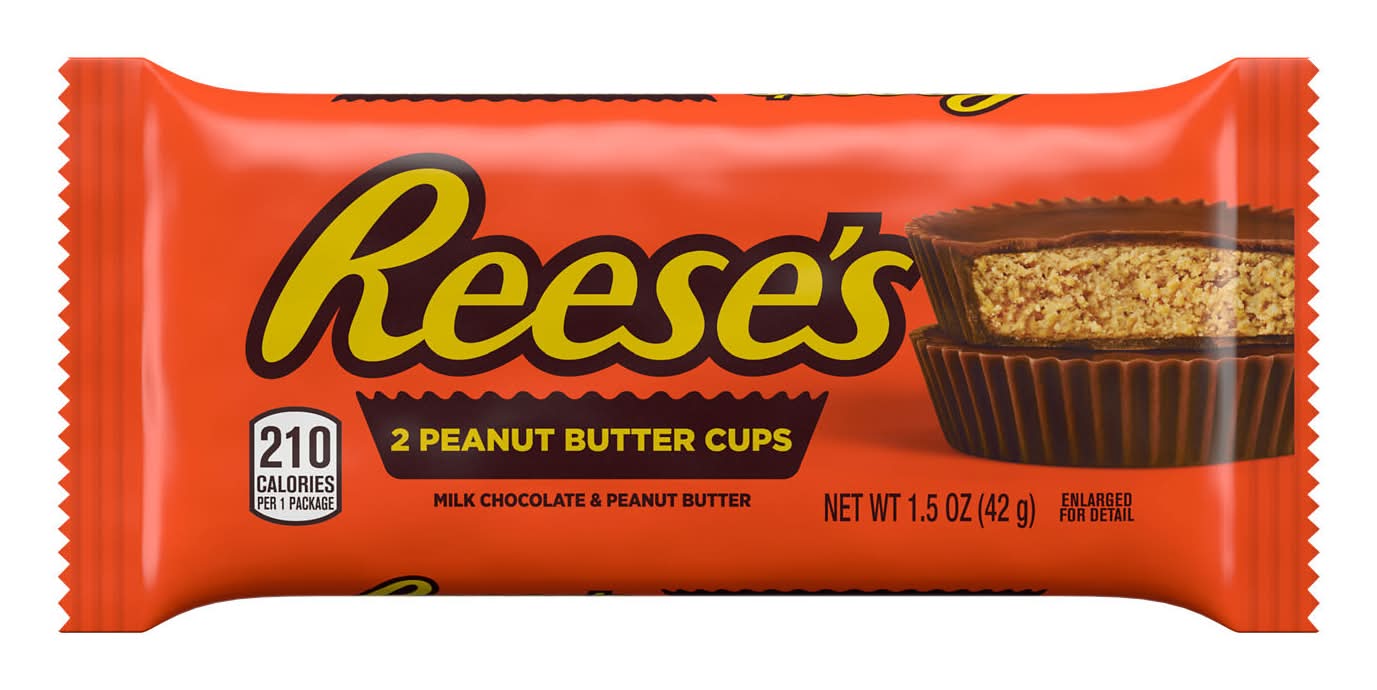 Reese's Milk Chocolate & Peanut Butter Cups (1.5 oz, 2 ct)