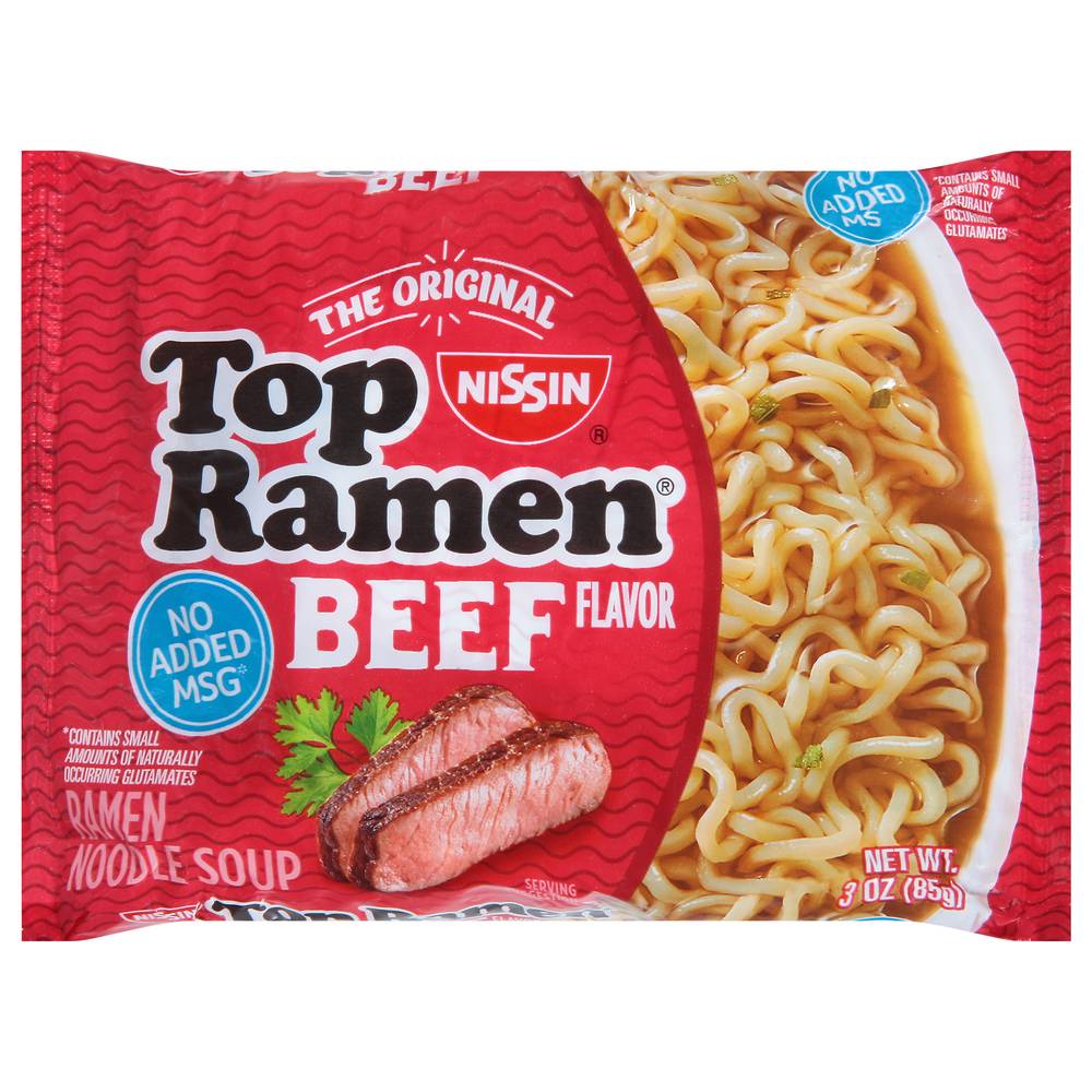 Nissin Top Ramen the Original Beef Noodle Soup (3 oz)