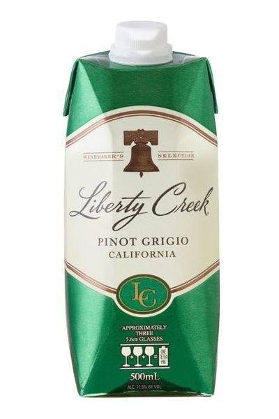 Liberty Creek Pinot Grigio California White Wine (500 ml)
