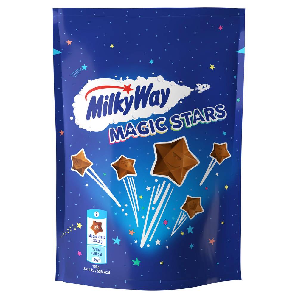 Milky Way Magic Stars Milk Chocolate Bites Pouch Bag 100g