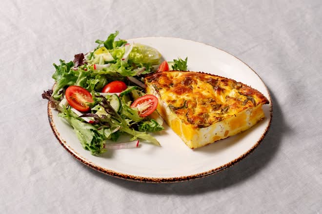 Roasted Butternut Squash & Goat Cheese Frittata