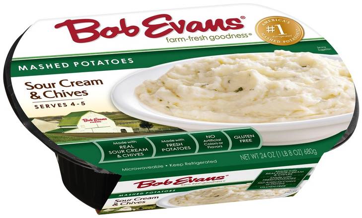 Bob Evans Sour Cream Chive Mashed Potatoes