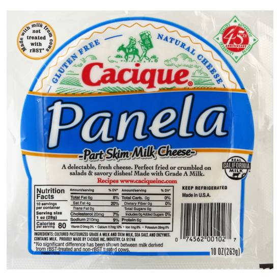 Cacique Panela Part Skim Milk Cheese