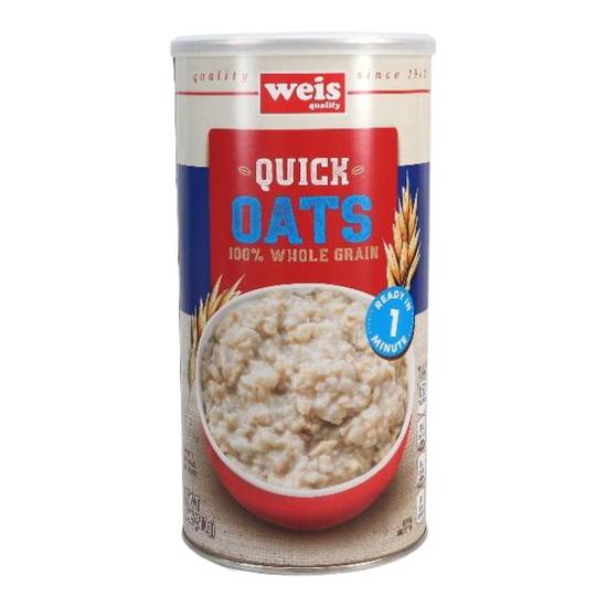 Weis Quality Quick Oats 100% Whole Grain
