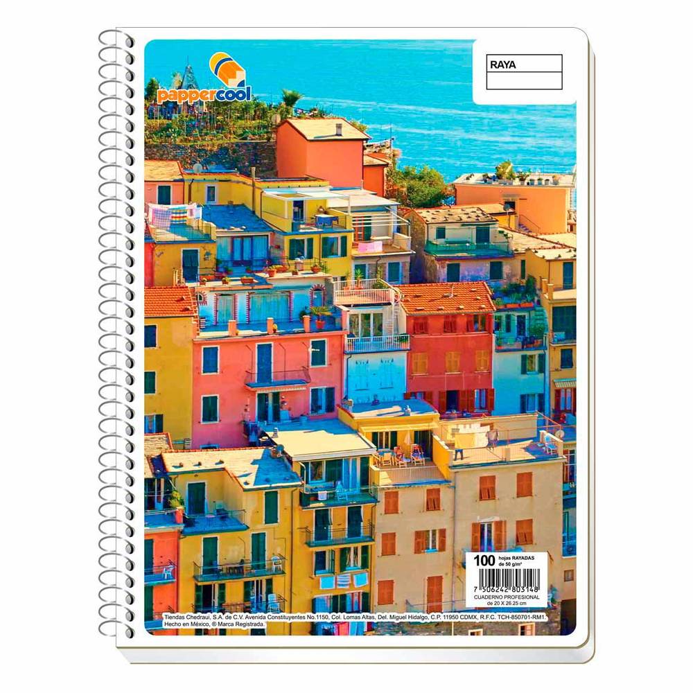 Paper Cool · Cuaderno profesional de raya