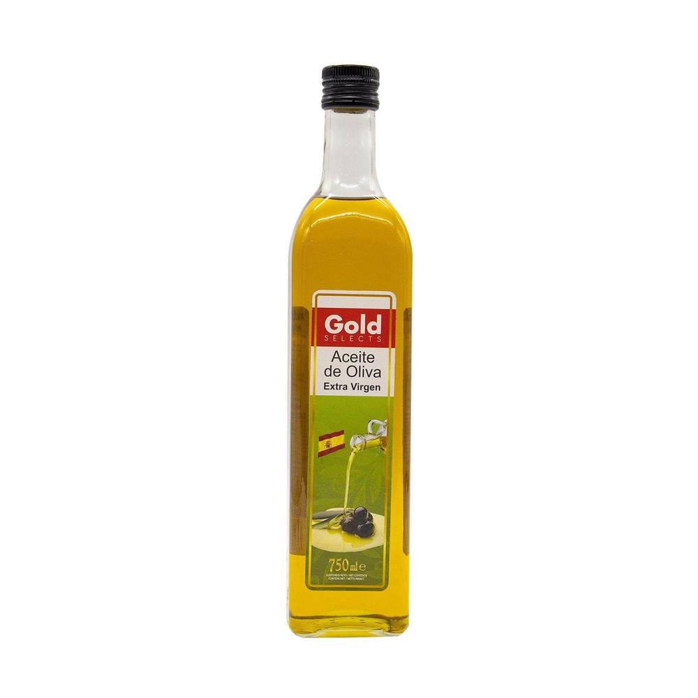 Aceite De Oliva Extra Virgen Gold Selects 750ml